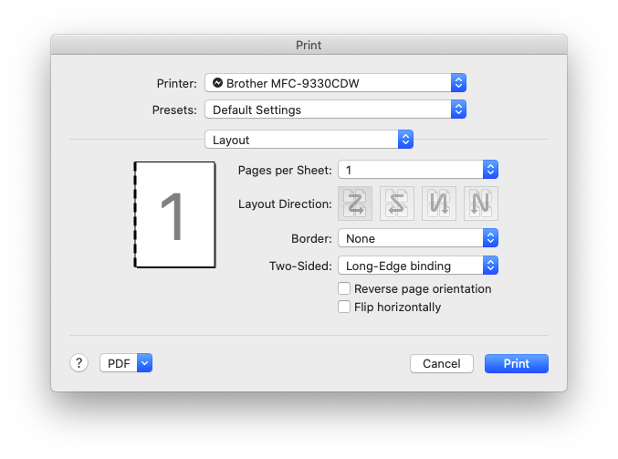 print double sided in ms word for mac